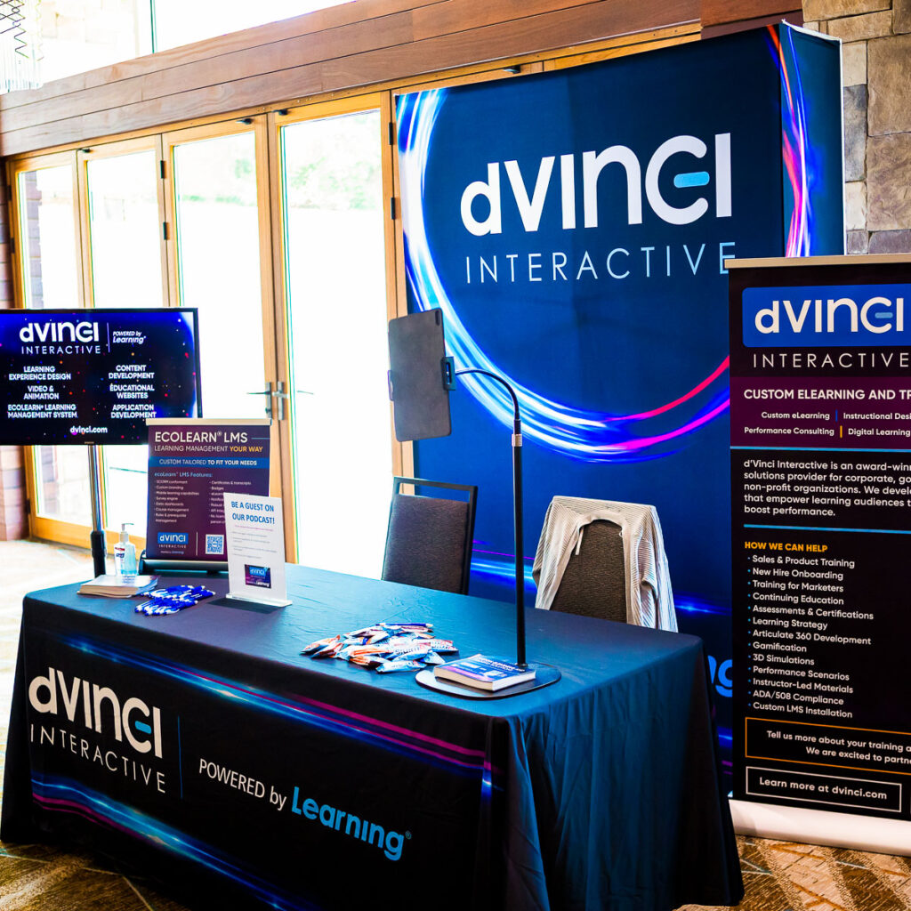 Trade show exhibitor booth at Raleigh Marriott Crabtree Valley in Raleigh NC